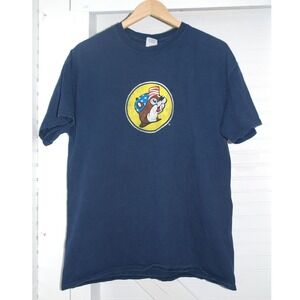 Buc-ee's T-shirt blue "Land of the‎ free, Home of the Beaver" size Large men's